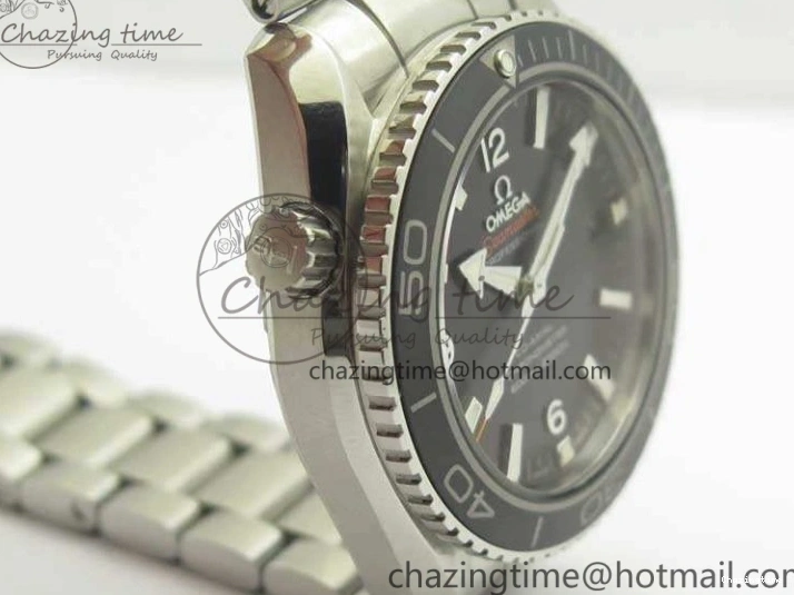 1230 Sleek Planet Ocean Professional Ceramic Bezel 42mm 1:1 MK Best Edition Silver Markers On SS Bracelet A 8085